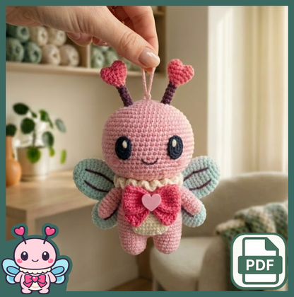 Heartwing Flutterbug Amigurumi Crochet Pattern