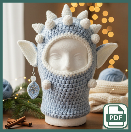 Frostbite Fairy Snow Sprite Cagoule Crochet Pattern